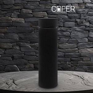 Термос Reactor софт-тач с датчиком температуры (белый)