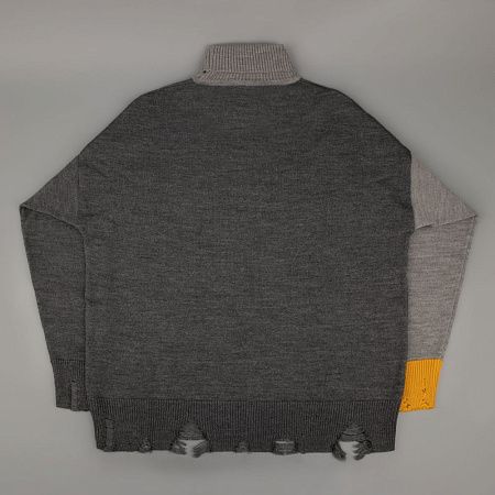 Свитер оверсайз Tricksy Net Grunge на заказ, полушерсть, размер L/XL