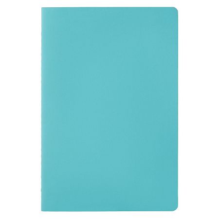 Блокнот Alpha slim, лазурный