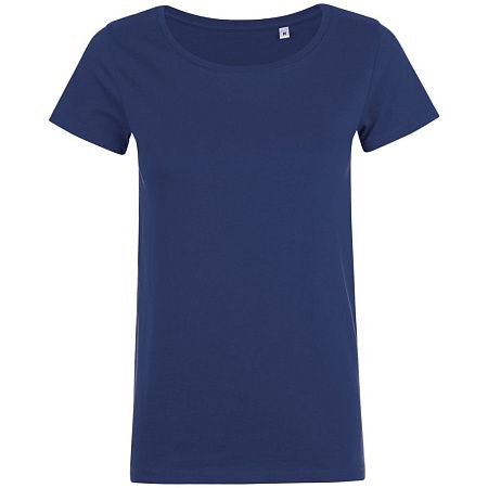 Футболка женская Mia, темно-синяя, размер XL