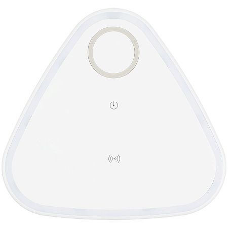 Станция беспроводной зарядки с антистрессом Countdown, белая