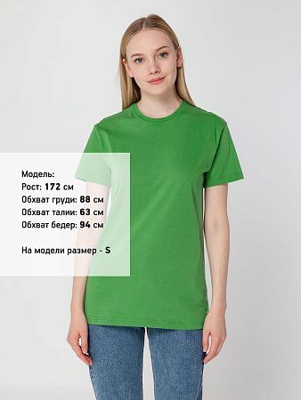 Футболка унисекс T-Bolka 160, ярко-зеленая, размер S