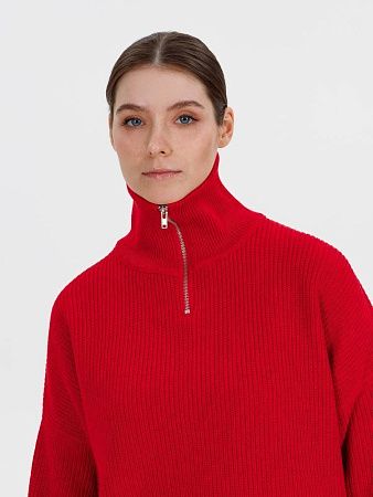 Джемпер Siluetti Birne, красный, размер S/M