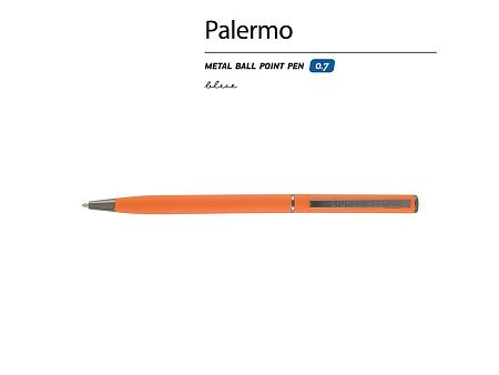 Ручка металлическая шариковая «Palermo», софт-тач