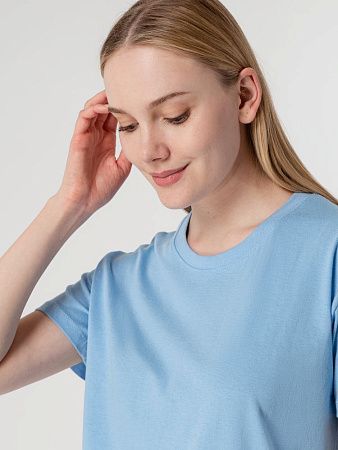 Футболка унисекс Regent 150, голубая, размер 4XL