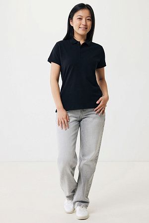 Женская рубашка поло Iqoniq Yosemite из переработанного хлопка-пике, унисекс, 220 г/м²