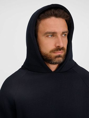 Худи унисекс оверсайз Easy Street, темно-синее, размер XS/S