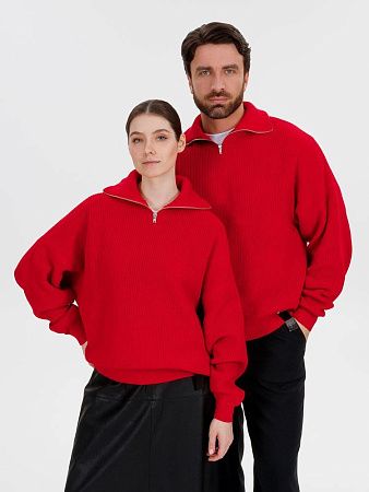 Джемпер Siluetti Birne, красный, размер S/M