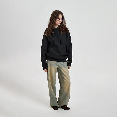 Худи релакс унисекс ADVENTURE, черный, размер 3XL/4XL