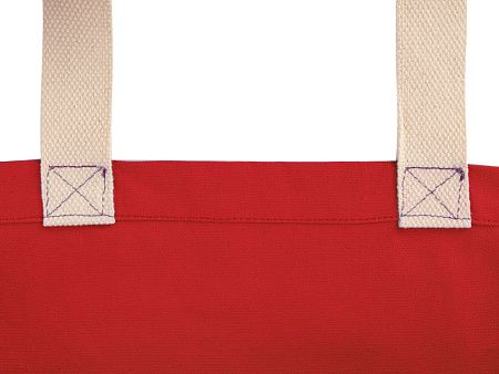 Сумка «Donny» из  хлопка 250г/м2 с донной складкой и парусиновыми ручками