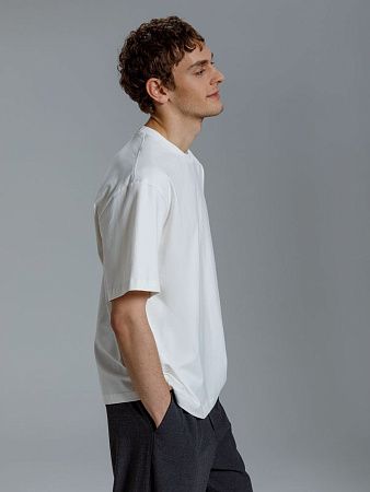 Футболка оверсайз Kangas, белая, размер XL/2XL