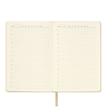 Ежедневник Spark недатированный, белое золото (с упаковкой, со стикерами)