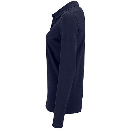 Рубашка поло женская с длинным рукавом Perfect LSL Women, темно-синяя, размер XXL