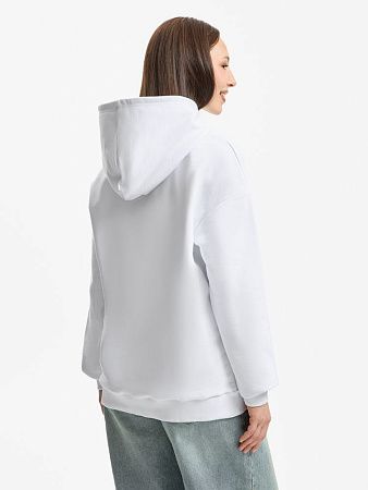 Худи унисекс оверсайз Daylero, белое, размер 3XL/4XL