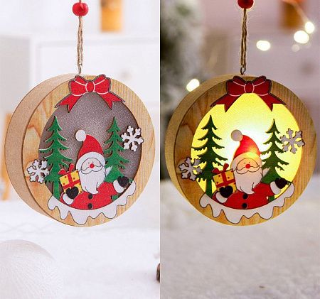 Новогодние подвески с подсветкой