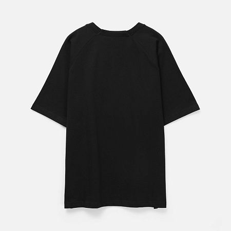 Футболка оверсайз унисекс Avenu, черная, размер XS/S