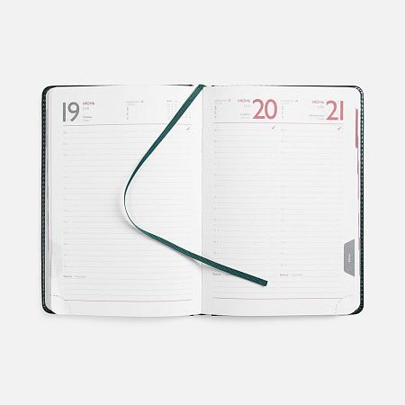 Ежедневник Faro, датированный, темно-зеленый