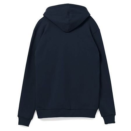 Толстовка на молнии с капюшоном Unit Siverga Heavy, темно-синяя, размер XS