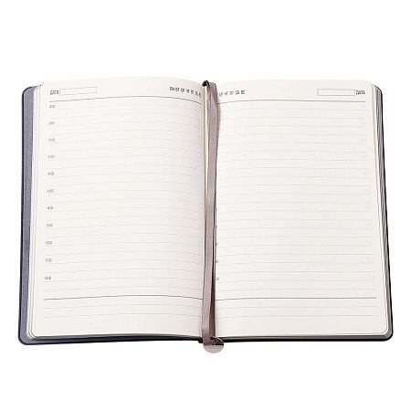 Ежедневник A5 недатированный Impero в мягком переплёте, темно-серый