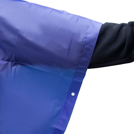 Дождевик пончо Budget туристический один размер, синий