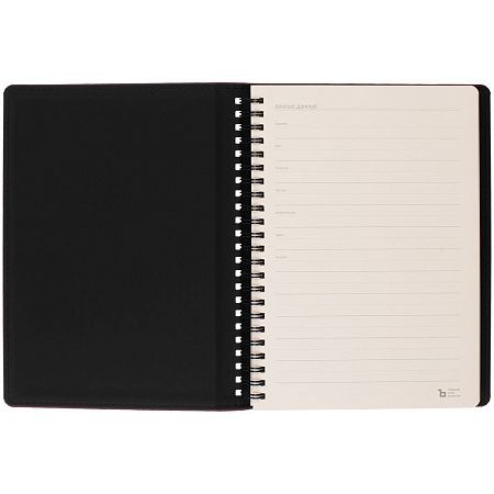 Ежедневник Spring Urban на заказ, недатированный, бордовый