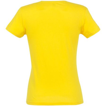 Футболка женская Miss 150, желтая, размер L