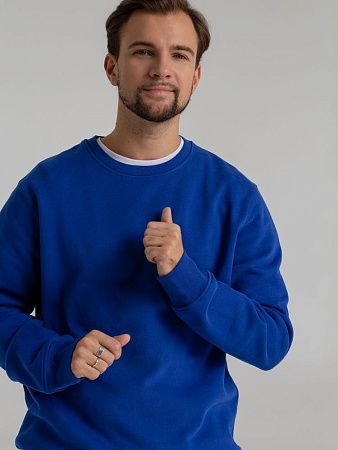 Свитшот унисекс King, ярко-синий, размер M