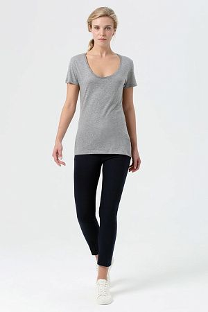 Футболка женская Metropolitan, серый меланж, размер XL