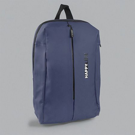 Рюкзак водостойкий "Go", т.синий, 41 х 29 х15,5 см, 90% полиуретан 10%полиэстер