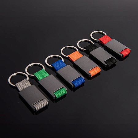 Брелок DARK JET; 2,8 x 6,2 x 0,6 см; зеленый, металл