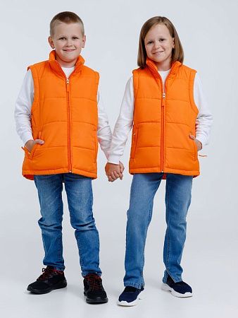 Жилет детский Kama Kids, оранжевый, размер 8 лет (118-128 см)