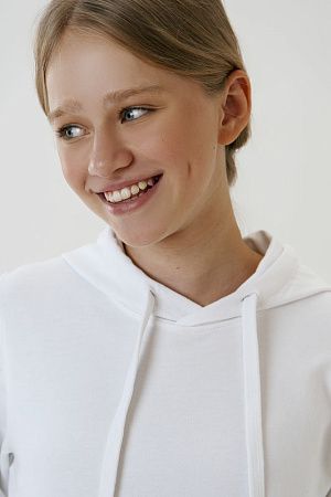 Худи детское Kirenga Kids 2.0, белое, размер 6 лет (106-116 см)