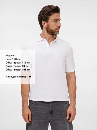 Рубашка поло унисекс Upswing, белая, размер 3XL