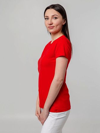Футболка женская T-bolka Stretch Lady, красная, размер S v2