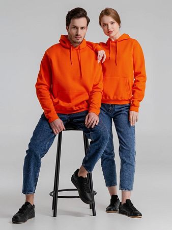 Толстовка с капюшоном Slam 320, оранжевая, размер XL