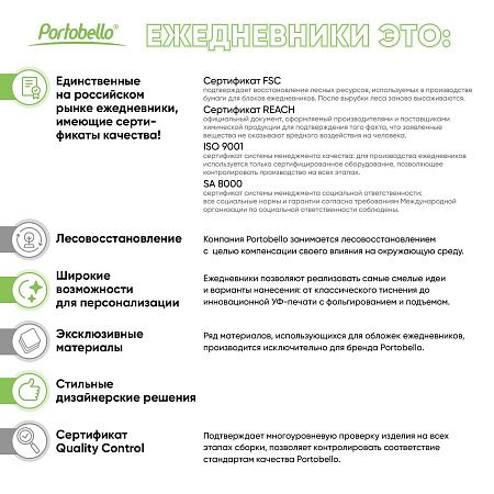 Ежедневник Galaxy недатированный, гибкая обложка, срез голограф. фольга, белый