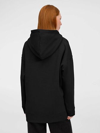 Худи оверсайз унисекс Tolla, черное, размер M/L