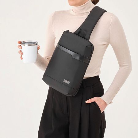 Термокружка вакуумная Viva, черная