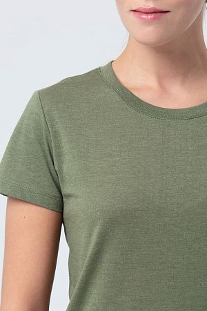 Футболка женская Regent Fit Women, меланж хаки, размер XL