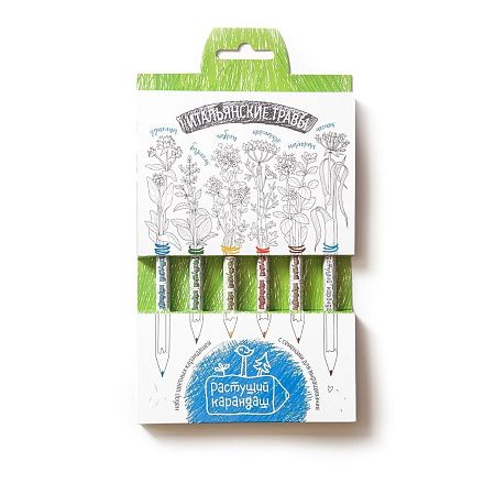 Набор цветных бумажных карандашей 6 шт.