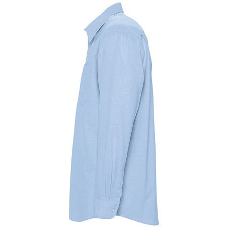 Рубашка мужская с длинным рукавом Boston, голубая, размер S