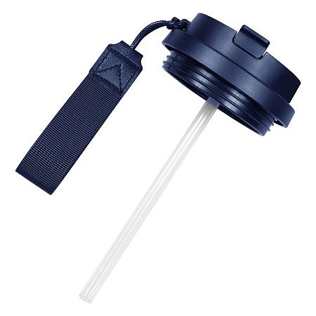 Термокружка Cosmostar, тёмно-синий/ серебро