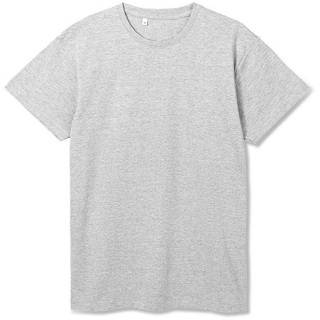 Футболка унисекс T-Bolka 180, светлый меланж, размер L