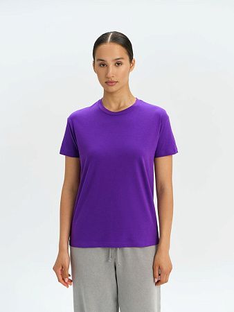 Футболка унисекс Regent 150, темно-фиолетовая, размер XXS