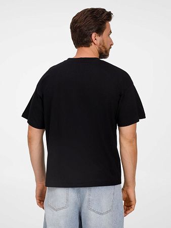 Футболка оверсайз унисекс Legacy, черная, размер XS