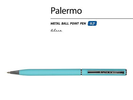Ручка металлическая шариковая «Palermo», софт-тач