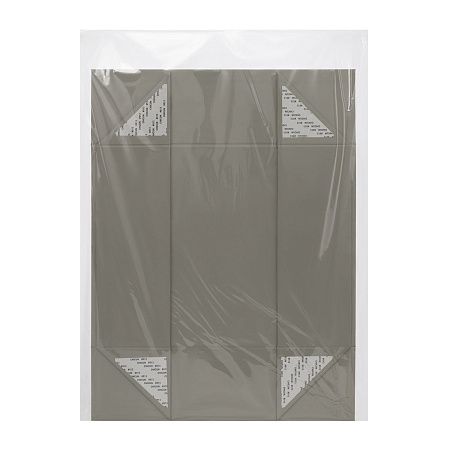 Подарочная коробка-трансформер большая, серая