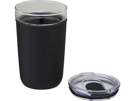 Стеклянная кружка «Bello» с внешней стенкой из переработанного пластика