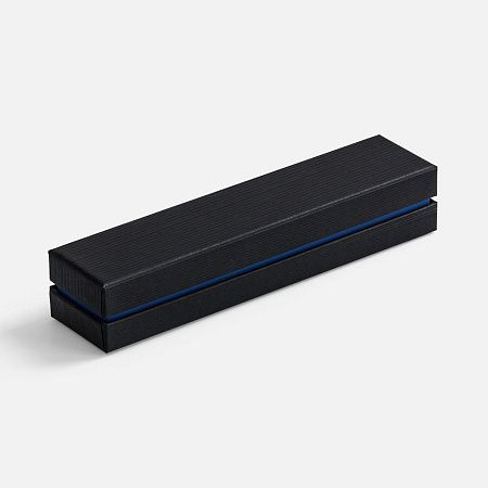 Футляр Nastro для 1 ручки, черный с синим