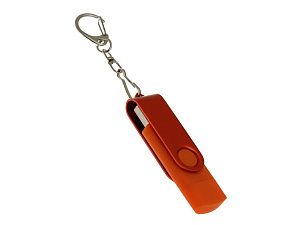 USB 3.0- флешка на 256 Гб с поворотным механизмом и дополнительным разъемом Type-C